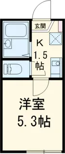 クレア新小岩【1階】の間取り
