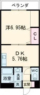 ウラックスビル【4階】の間取り