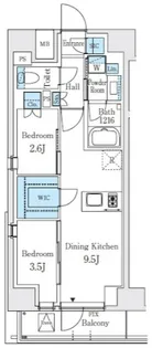テラス駒込サウス【12階】の間取り