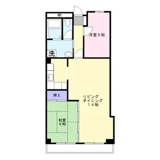 マンション中野氷川台【3階】の間取り