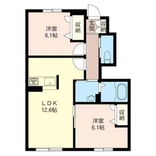 フェアモント【1階】の間取り