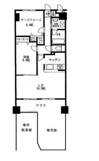 コトヒルズ【1階】の間取り