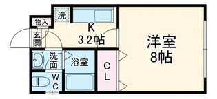 杉戸ロイヤルコーポ【2階】の間取り