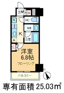 HF正光寺赤羽レジデンス【8階】の間取り