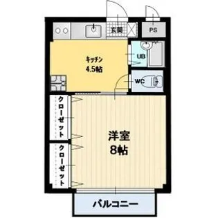 Southern Cross谷地【2階】の間取り