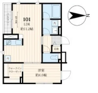 casa estate(カーサ エスターテ)【1階】の間取り