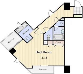パークテラス恵比寿【6階】の間取り