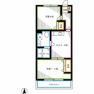 東京都杉並区高円寺南2【マンション】の間取り