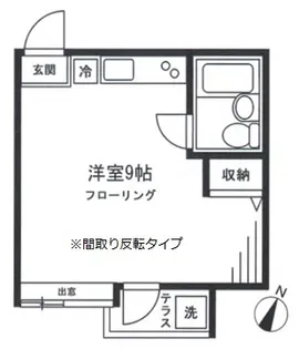 スパチオC【1階】の間取り