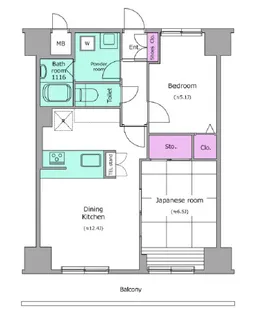 ビエラコート南浦和【3階】の間取り