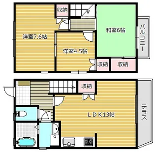神奈川県横浜市磯子区東町【一戸建】の間取り