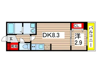 セミカ千葉寺【2階】の間取り