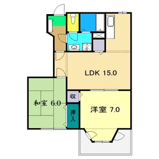 エンゼルハイツ高須【1階】の間取り