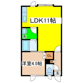 ケンジントン【1階】の間取り