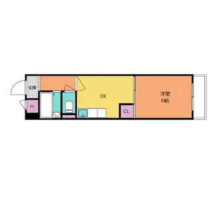 大阪府大阪市平野区喜連東5【マンション】の間取り