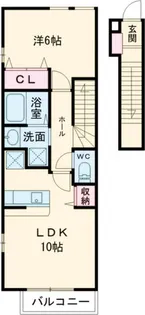 サンリットアベニュー【2階】の間取り