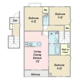 タラゴンアール【2階】の間取り