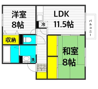 パル【1階】の間取り