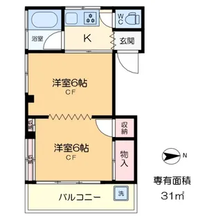 児玉ビル【4階】の間取り