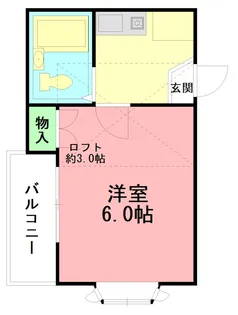 ポルテシャンス【2階】の間取り