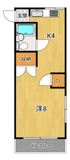 コーポ三和【2階】の間取り