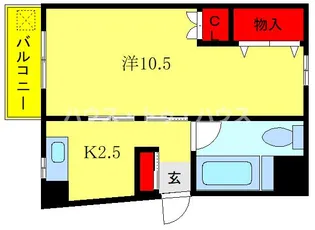 アビタ千石【5階】の間取り
