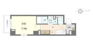 フェール東新宿【4階】の間取り