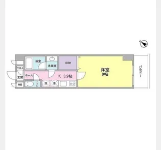 ソリッド大橋【10階】の間取り