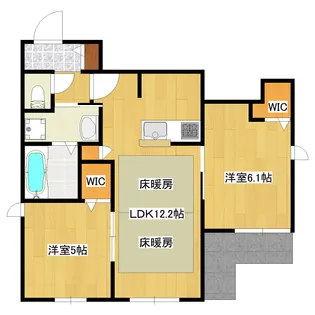 YS HAUS~ワイエスハウス~【1階】の間取り