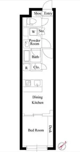 コンポジット上野毛通り【4階】の間取り