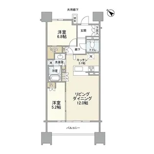 愛知県名古屋市西区則武新町3【マンション】の間取り