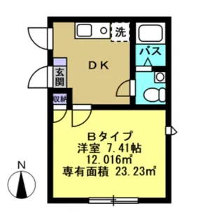 ルミエール【1階】の間取り