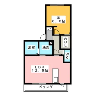 Casa Felice B【2階】の間取り