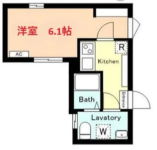 東京都大田区羽田3【アパート】の間取り