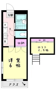 ラーフクシア【1階】の間取り