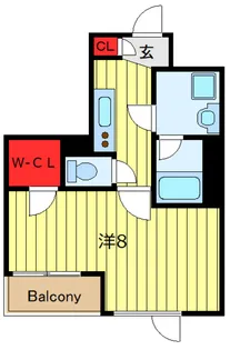 Isle日暮里【5階】の間取り
