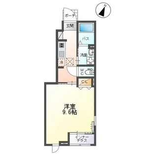 STAY・GOLD(ステイゴールド)II【1階】の間取り