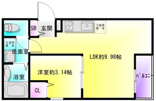 F+style八尾北久宝寺【2階】の間取り