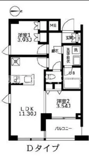 カーザビアンカ【2階】の間取り