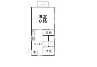 サニーフラット【2階】の間取り