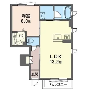 シャーメゾンフルール【1階】の間取り
