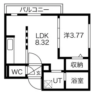 Millionel III(ミリオネール)【1階】の間取り