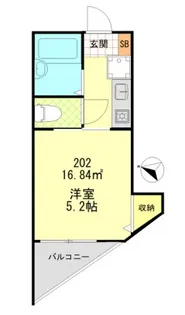 あおばトラスト中落合【2階】の間取り