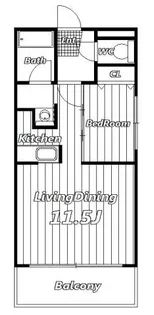 Maple House【3階】の間取り