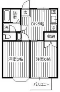 ルネ小手指【1階】の間取り