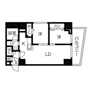 NCウイング白石【8階】の間取り