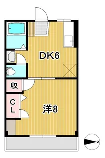 グランディール・フジナミ【2階】の間取り