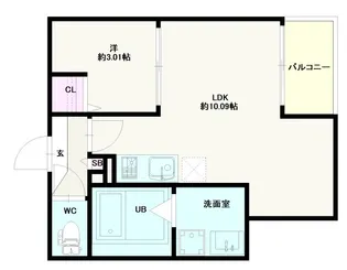 Jack shukuchiII【3階】の間取り