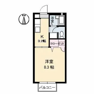 フレグランス99【2階】の間取り