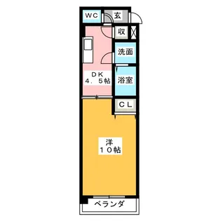 アプリコットビレッジ【2階】の間取り
